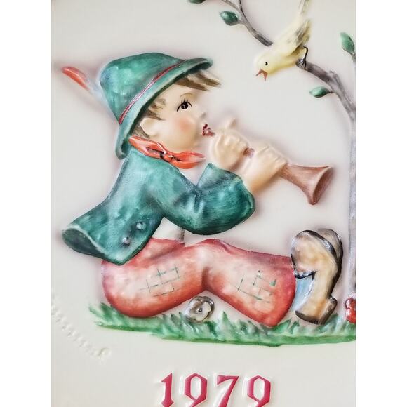 Hummel 9th Annual Plate 1979 Goebel Hand Painted Hum 272 West Germany Vintage - Picture 2 of 13